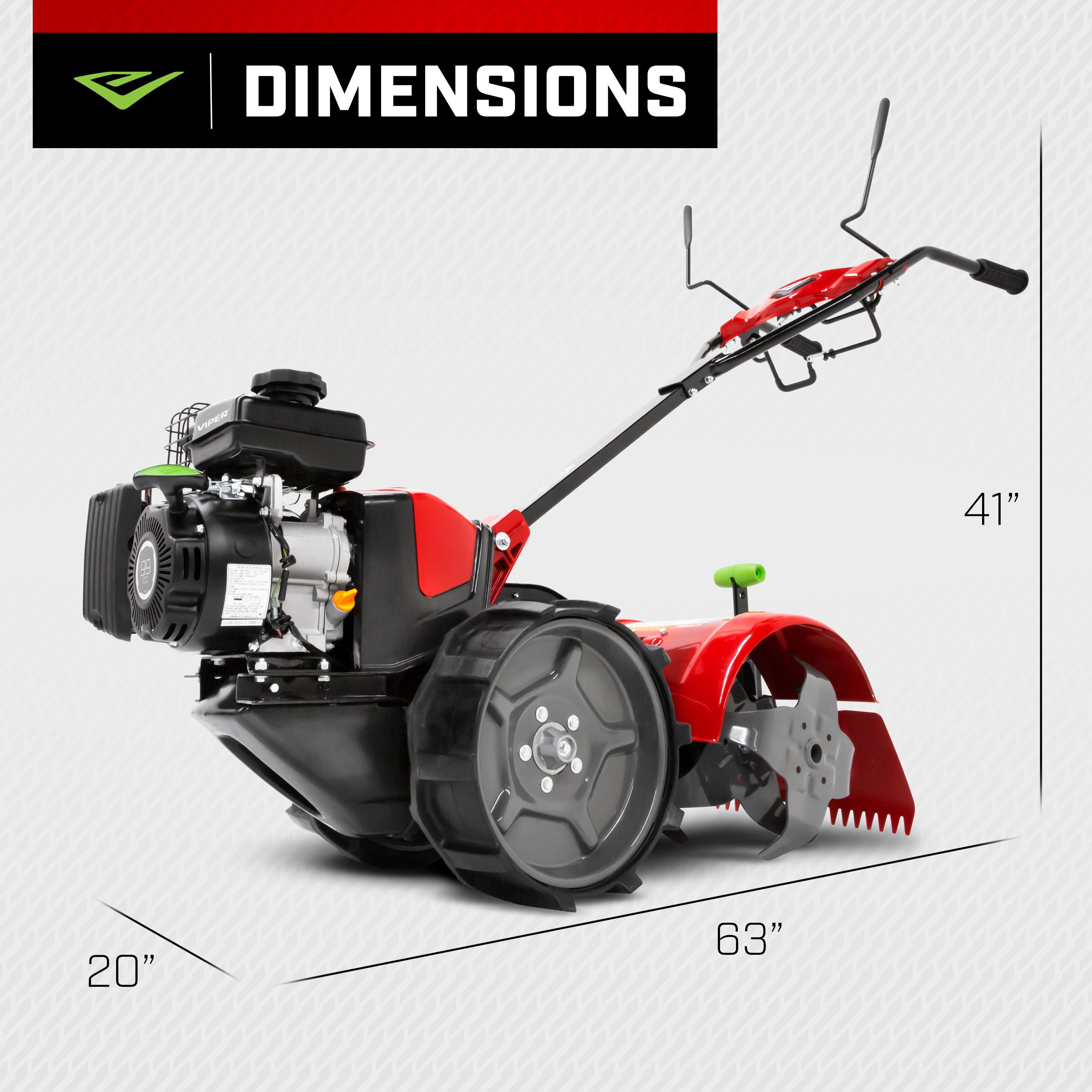 Pioneer® 99cc Rear Tine Tiller (37037)