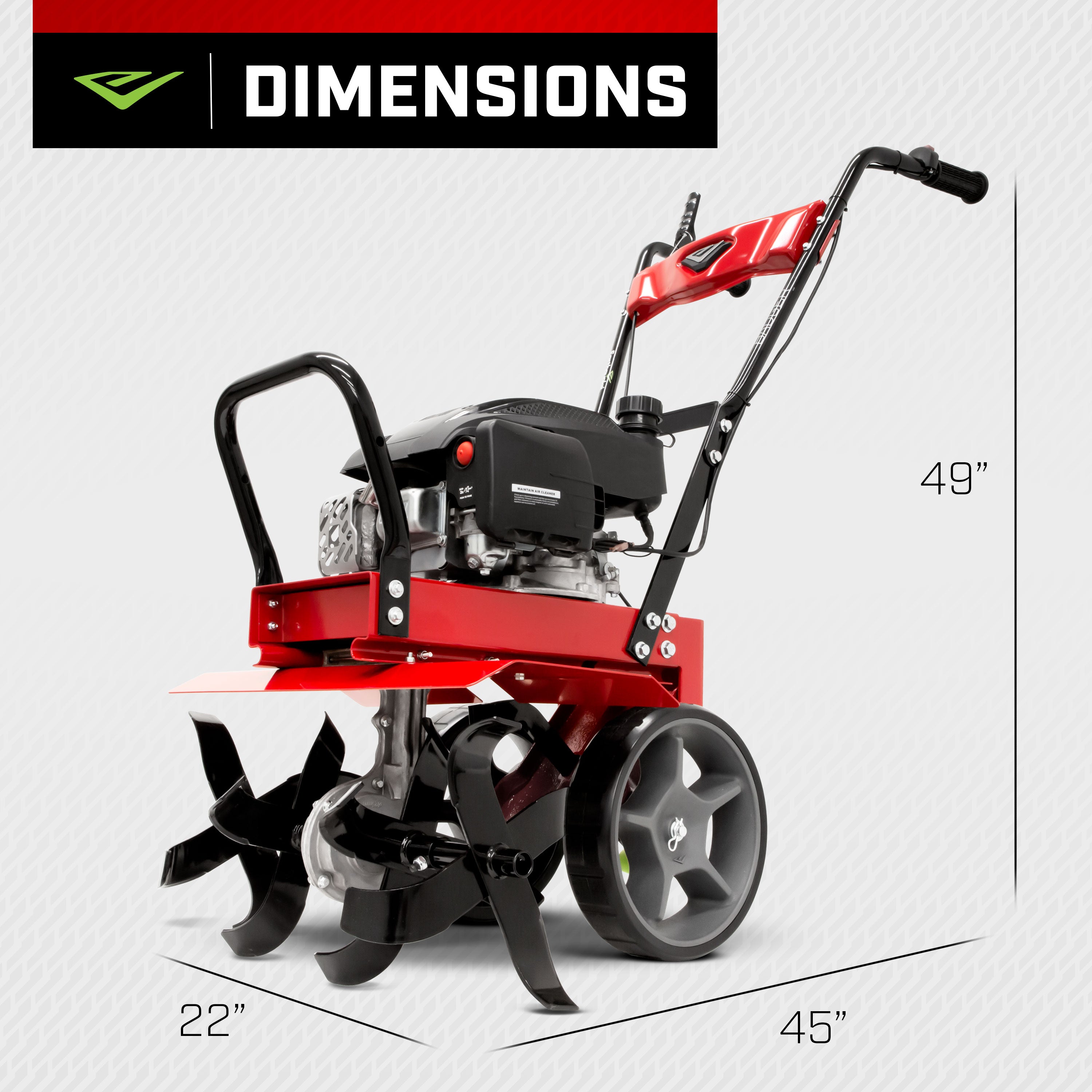 Badger™ 160cc Front Tine Tiller (41080)