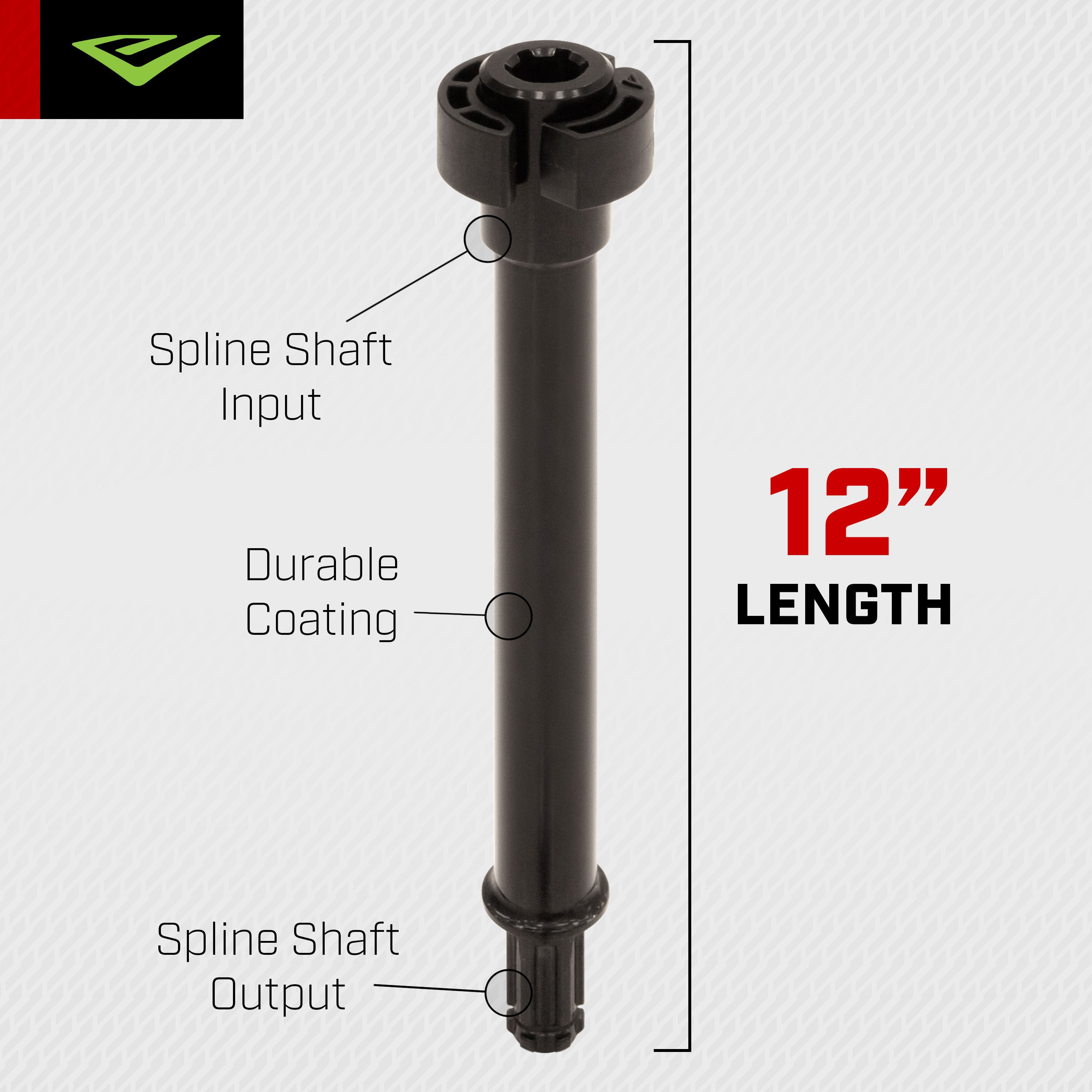 12" Auger Extension Spline (44202)