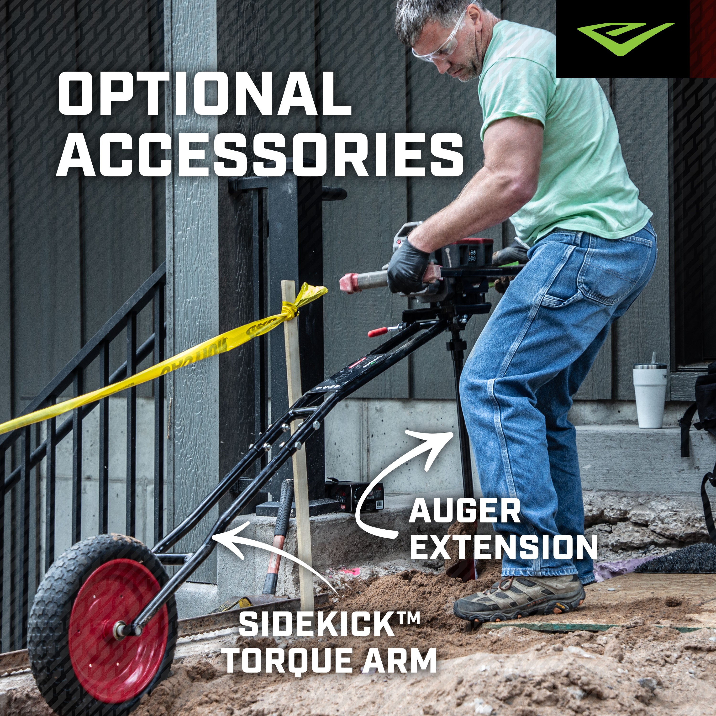 60V Earth Auger Combo - 8" (44977)