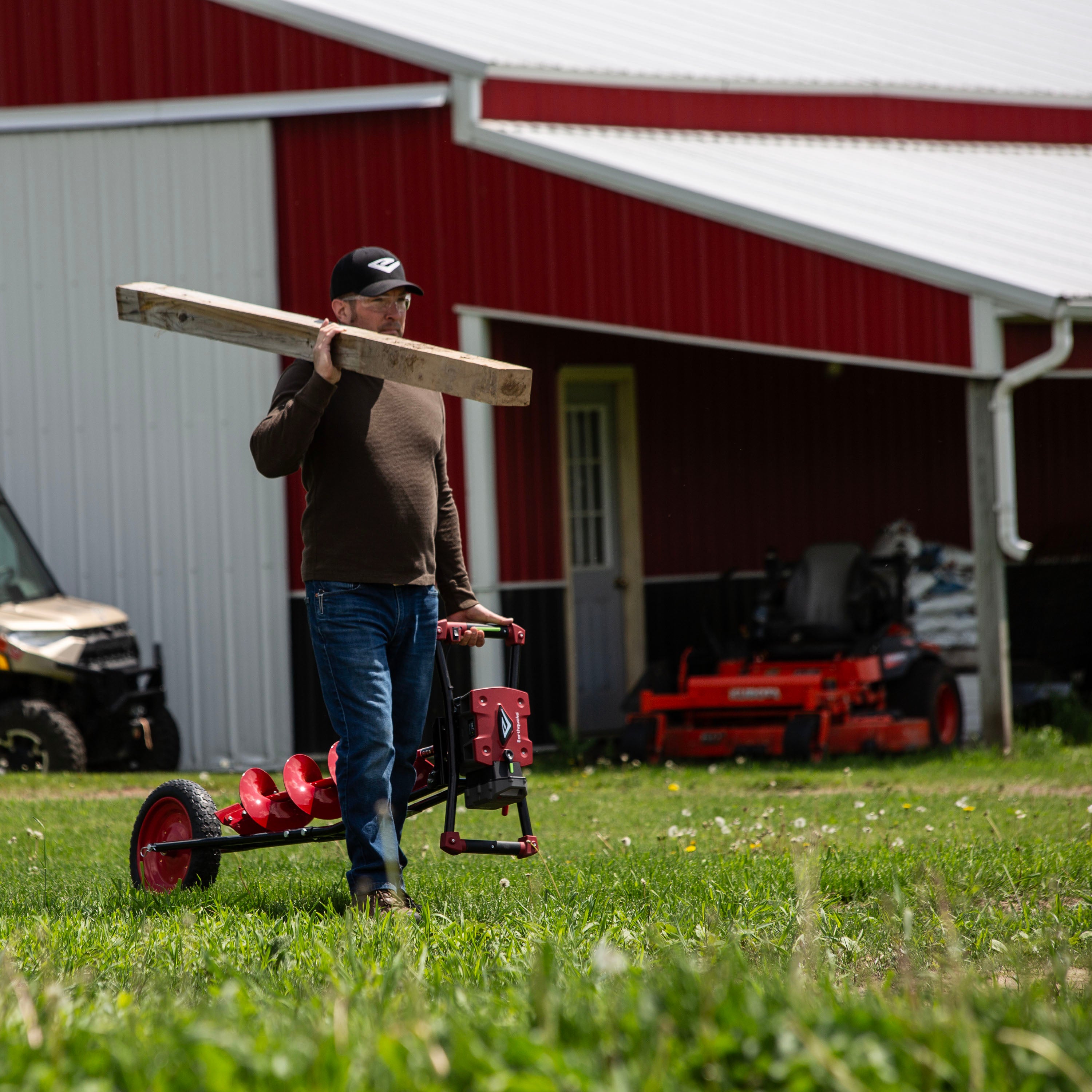 60V Earth Auger with Sidekick Combo