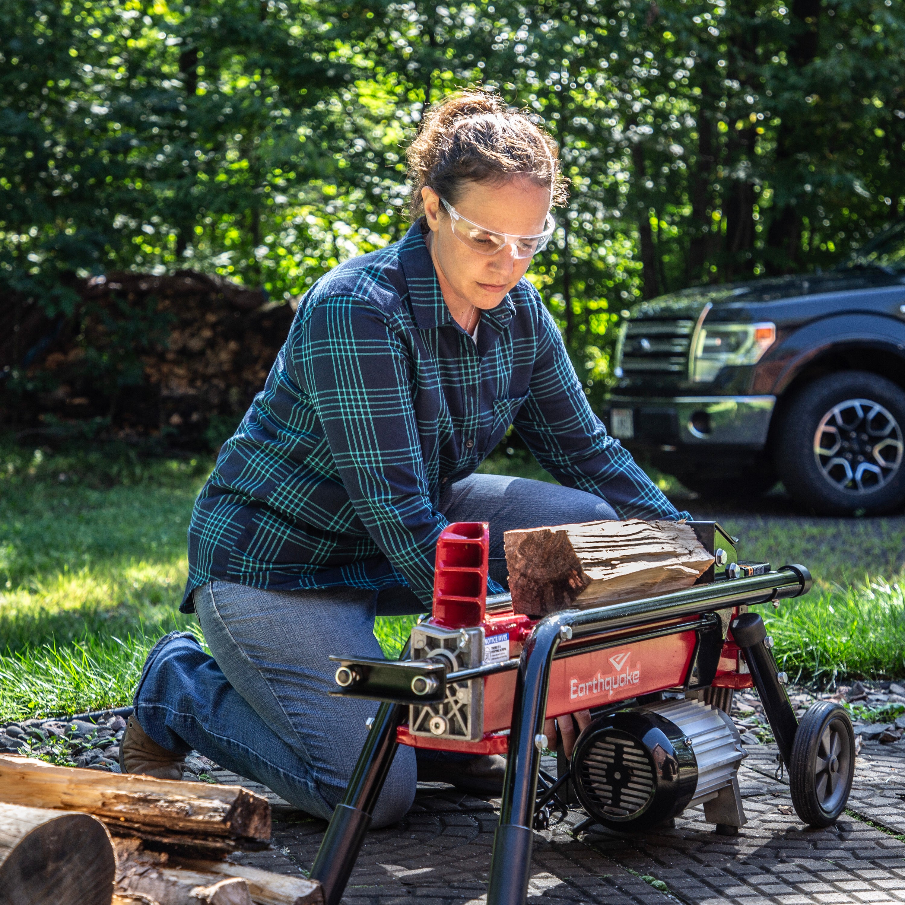 Earthquake 5-Ton Electric Log Splitter