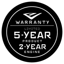 Load image into Gallery viewer, Earthquake Limited Warranty 5-Year Product 2-Year Engine 
