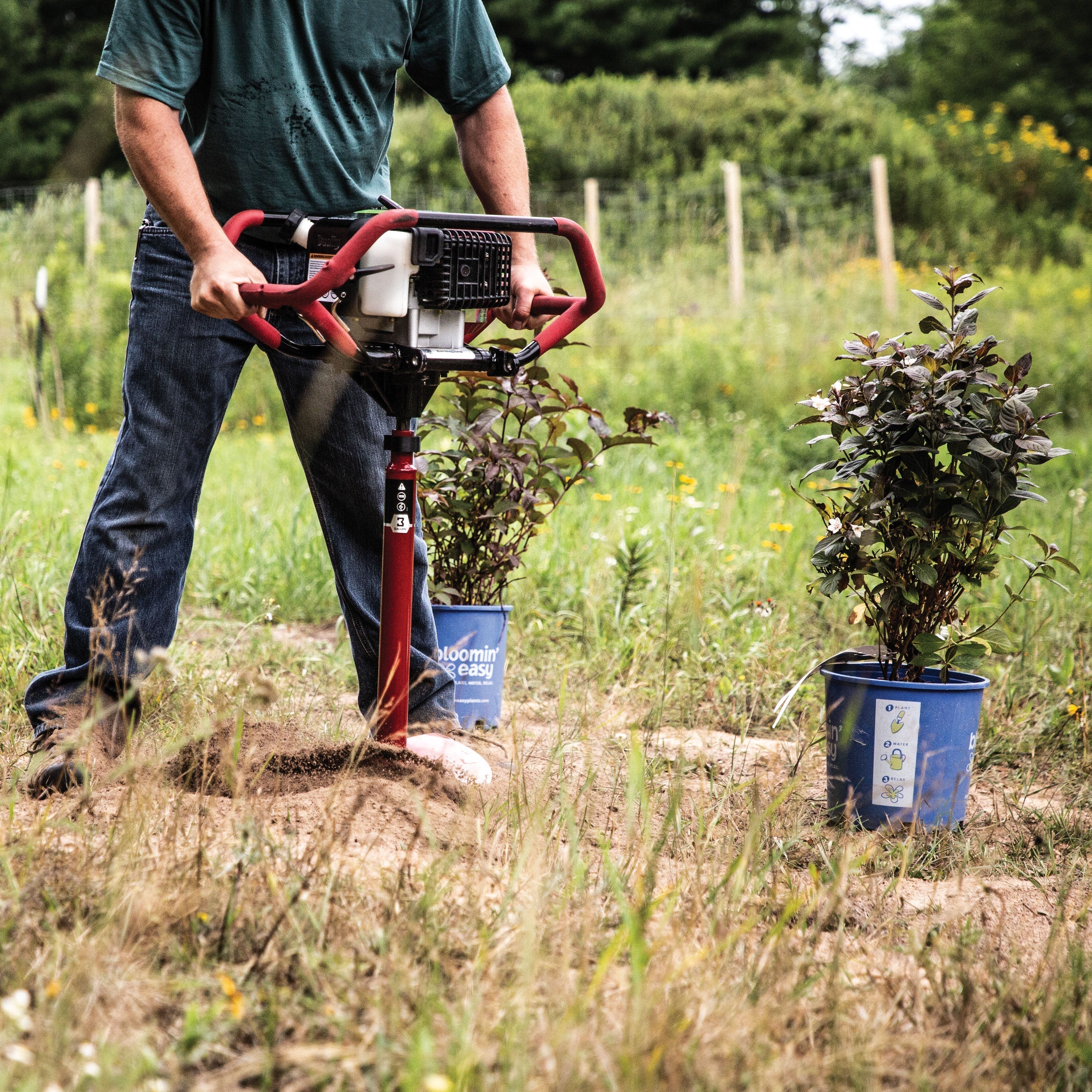 How to Use an Earth Auger for Planting