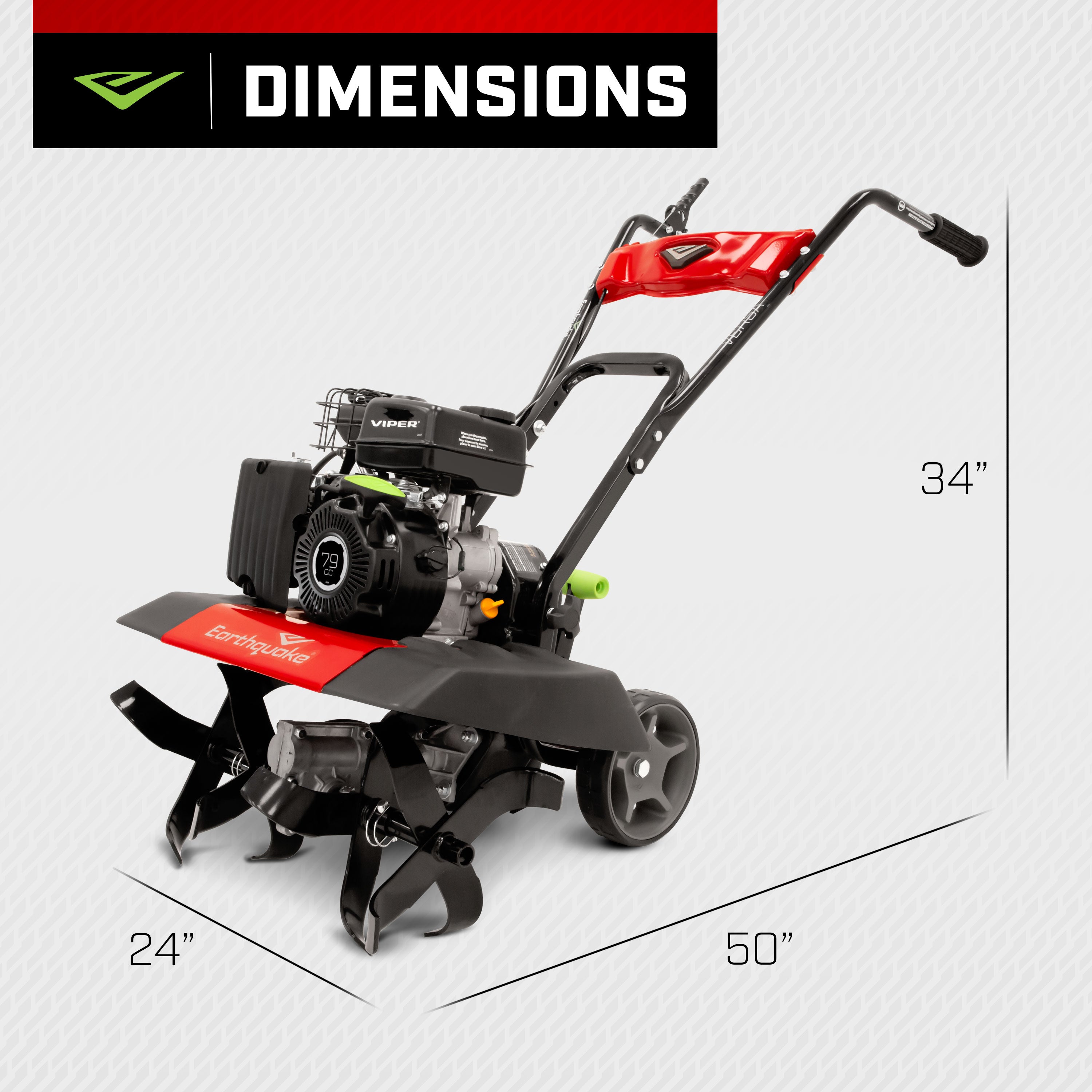 Versa™ 99cc Front Tine Tiller (20015) - Earthquake Outdoor Power