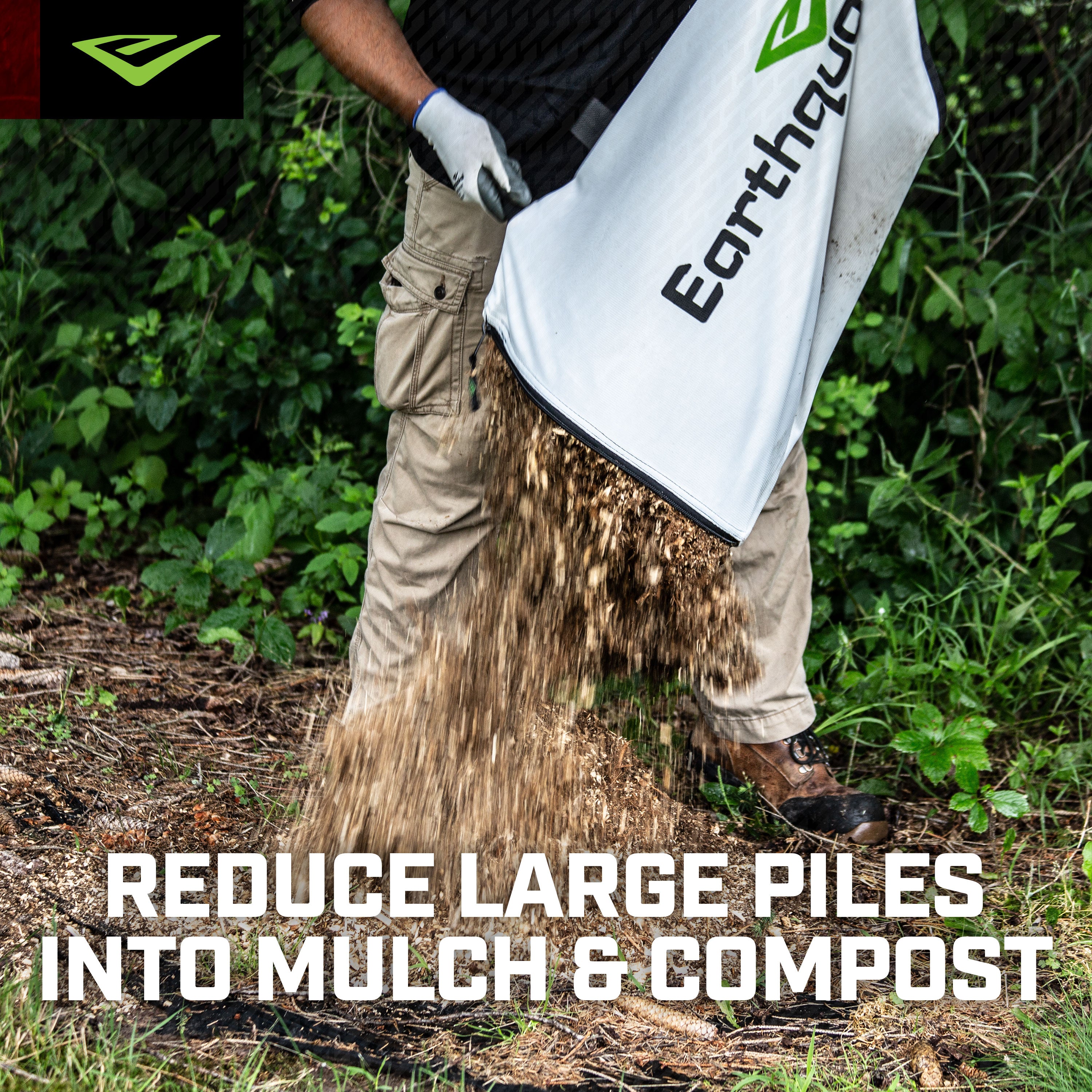 K32™ 212cc Chipper Shredder (33968) - Earthquake Outdoor Power