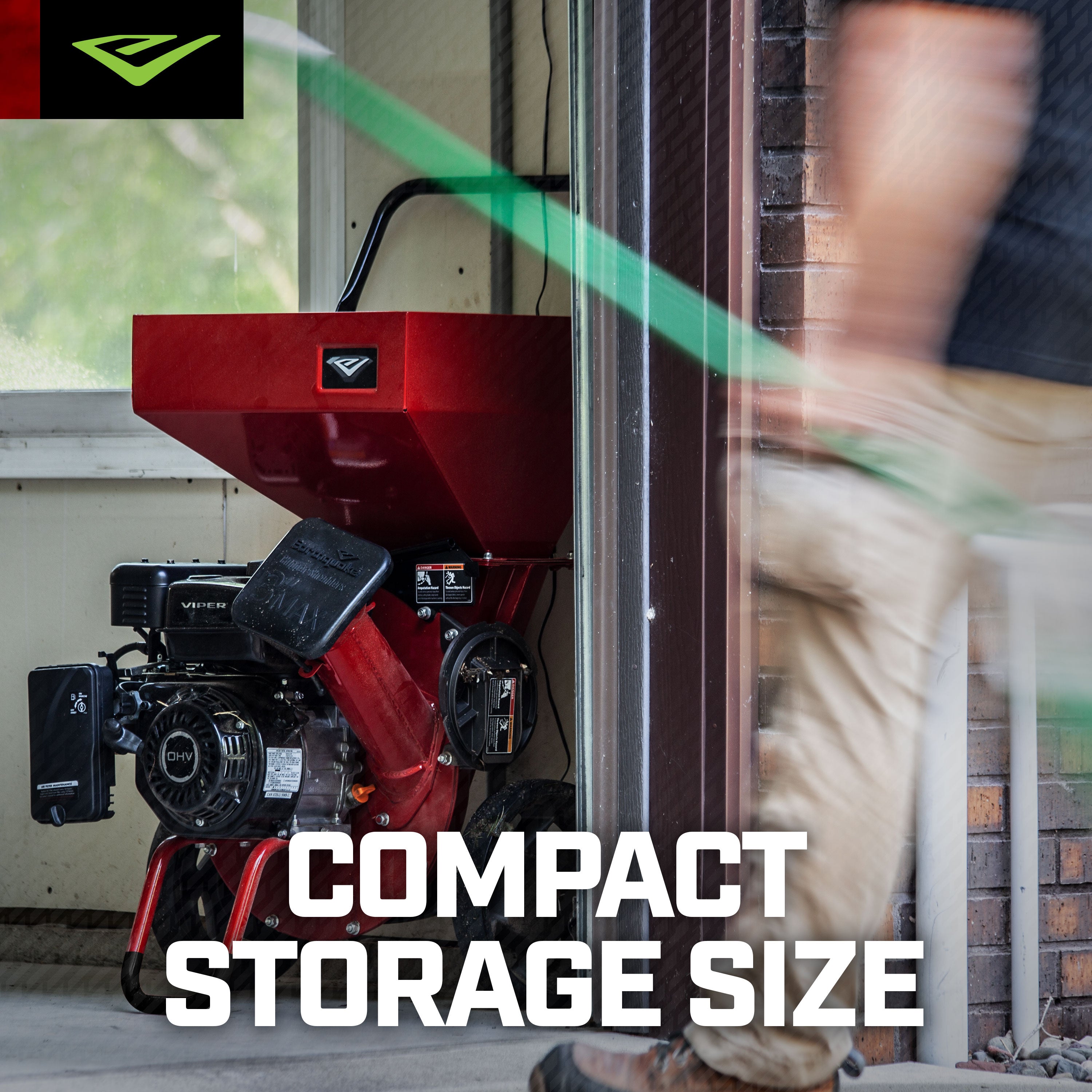K32™ 212cc Chipper Shredder (33968) - Earthquake Outdoor Power
