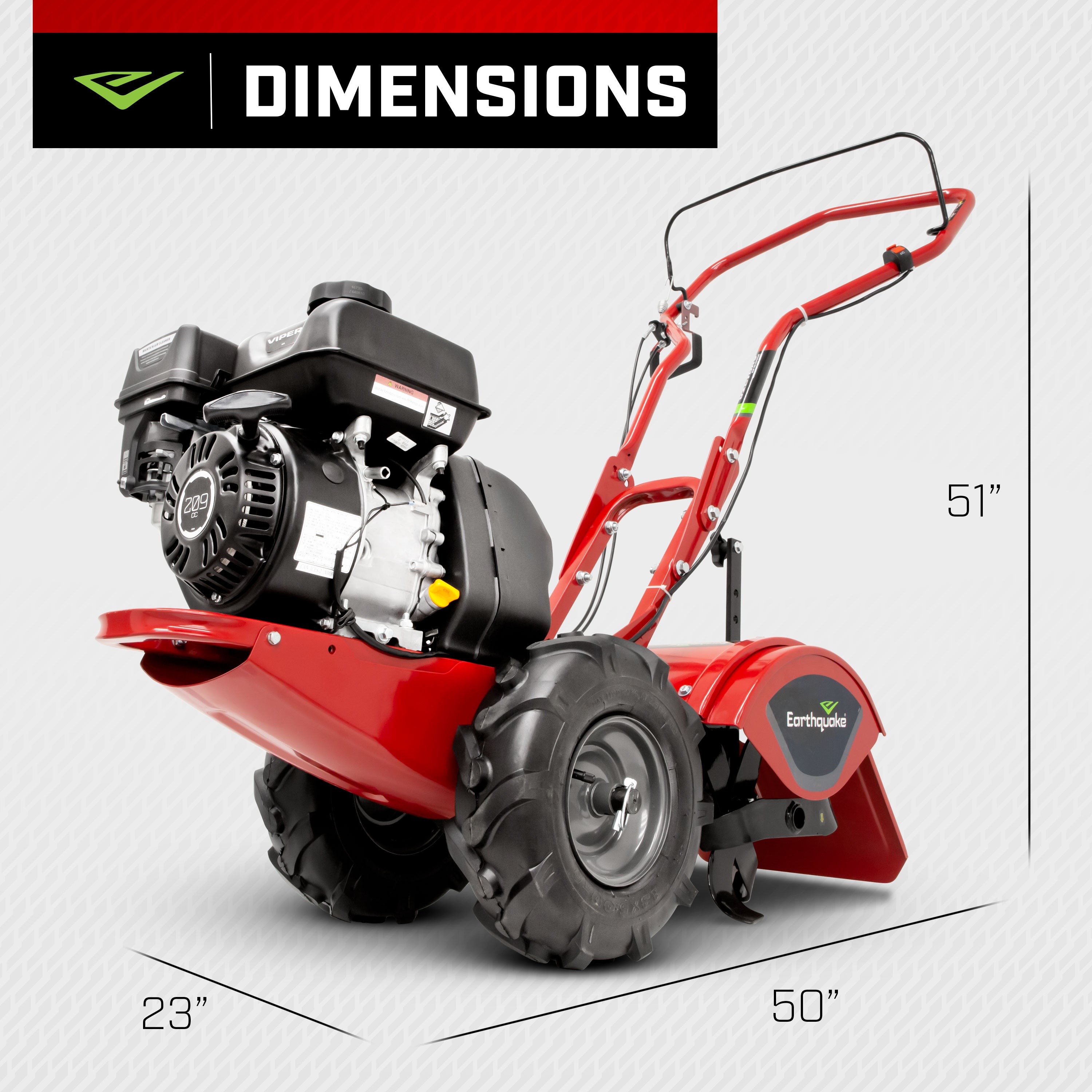 英LP Crys Tymor Yr Heliwr UK マトA,B-1初期プレス Victory™ 209cc Rear Tine Tiller (39381) - Earthquake Outdoor Power