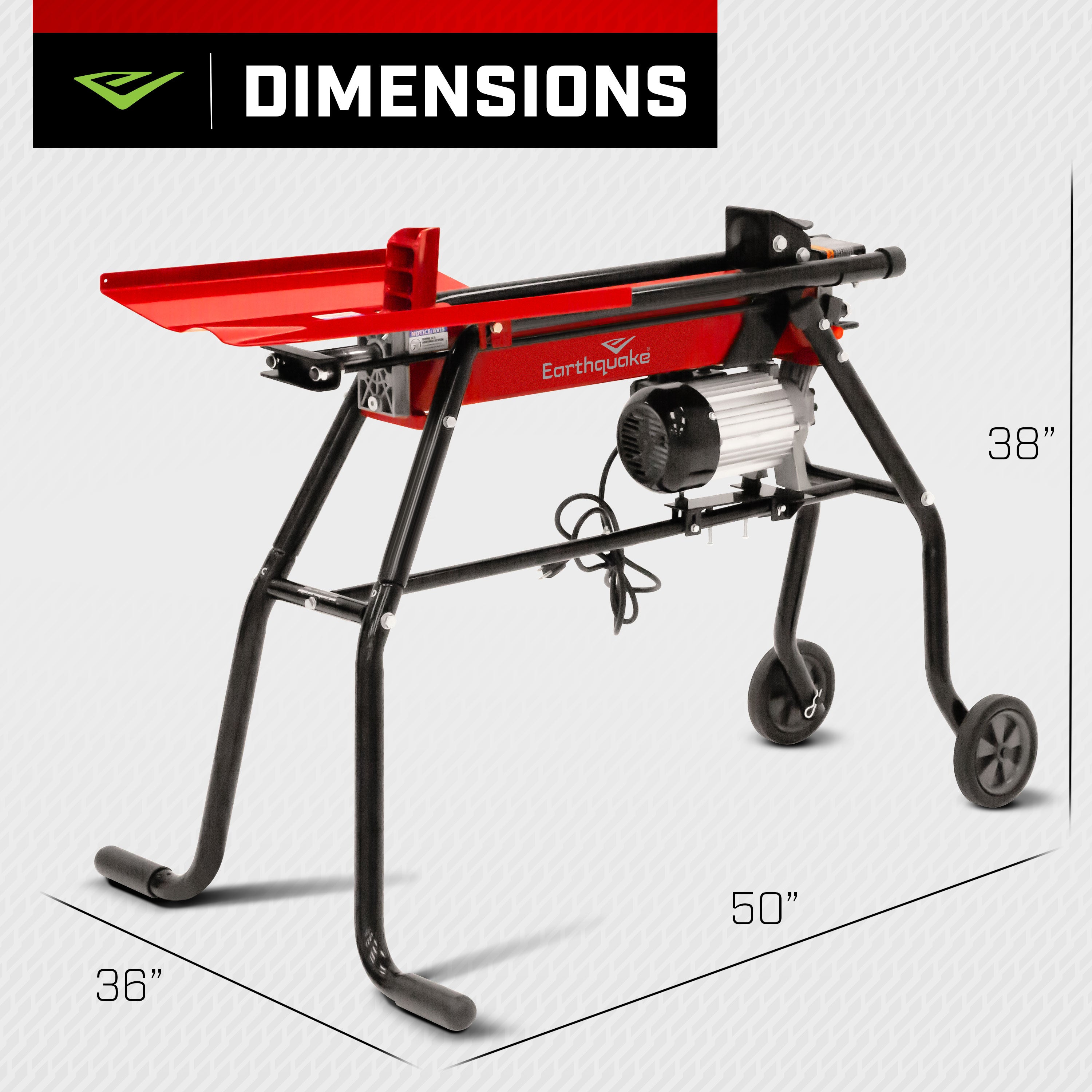 5-Ton Electric Log Splitter w/Stand (44099)