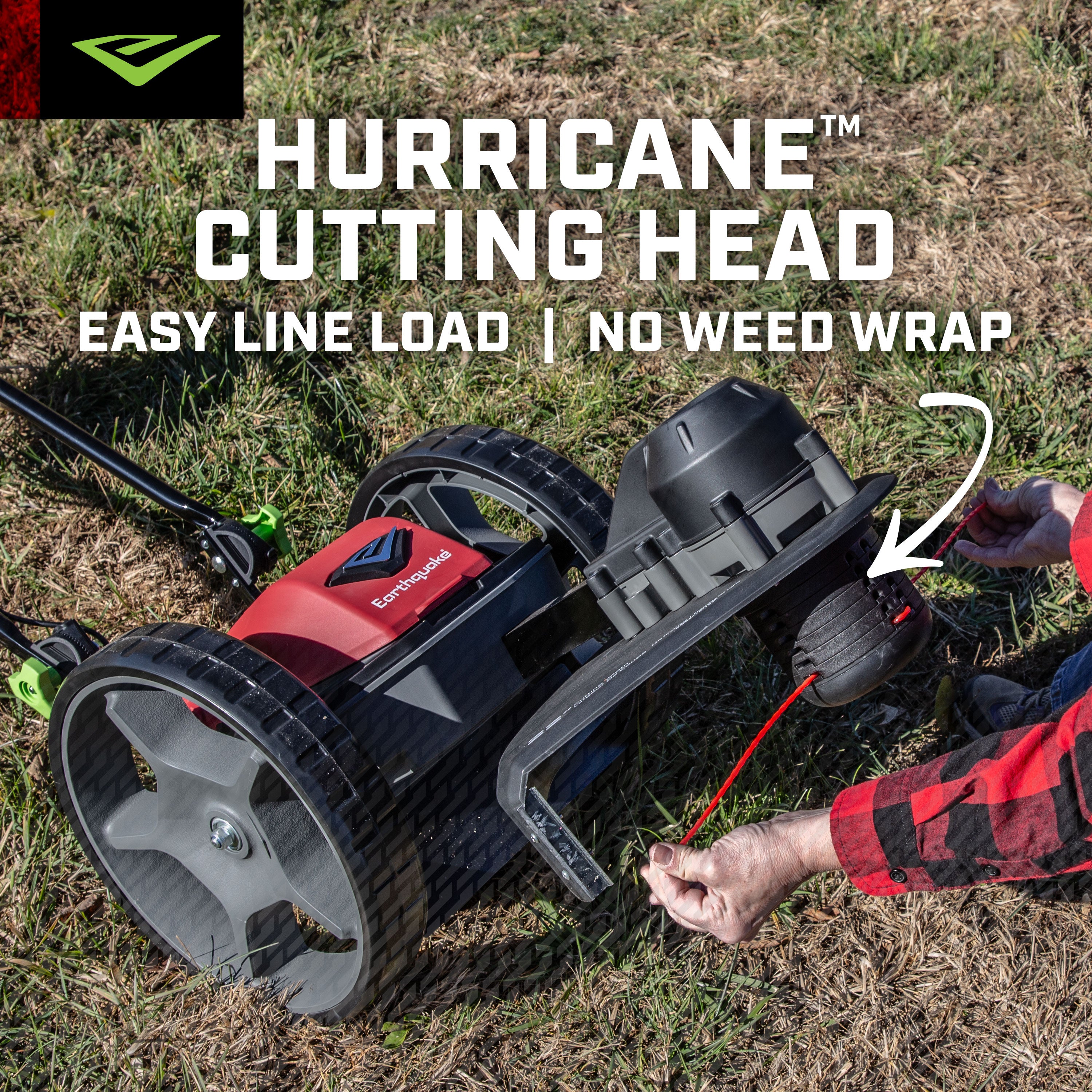 60V String Mower (44965) - Earthquake Outdoor Power Equipment