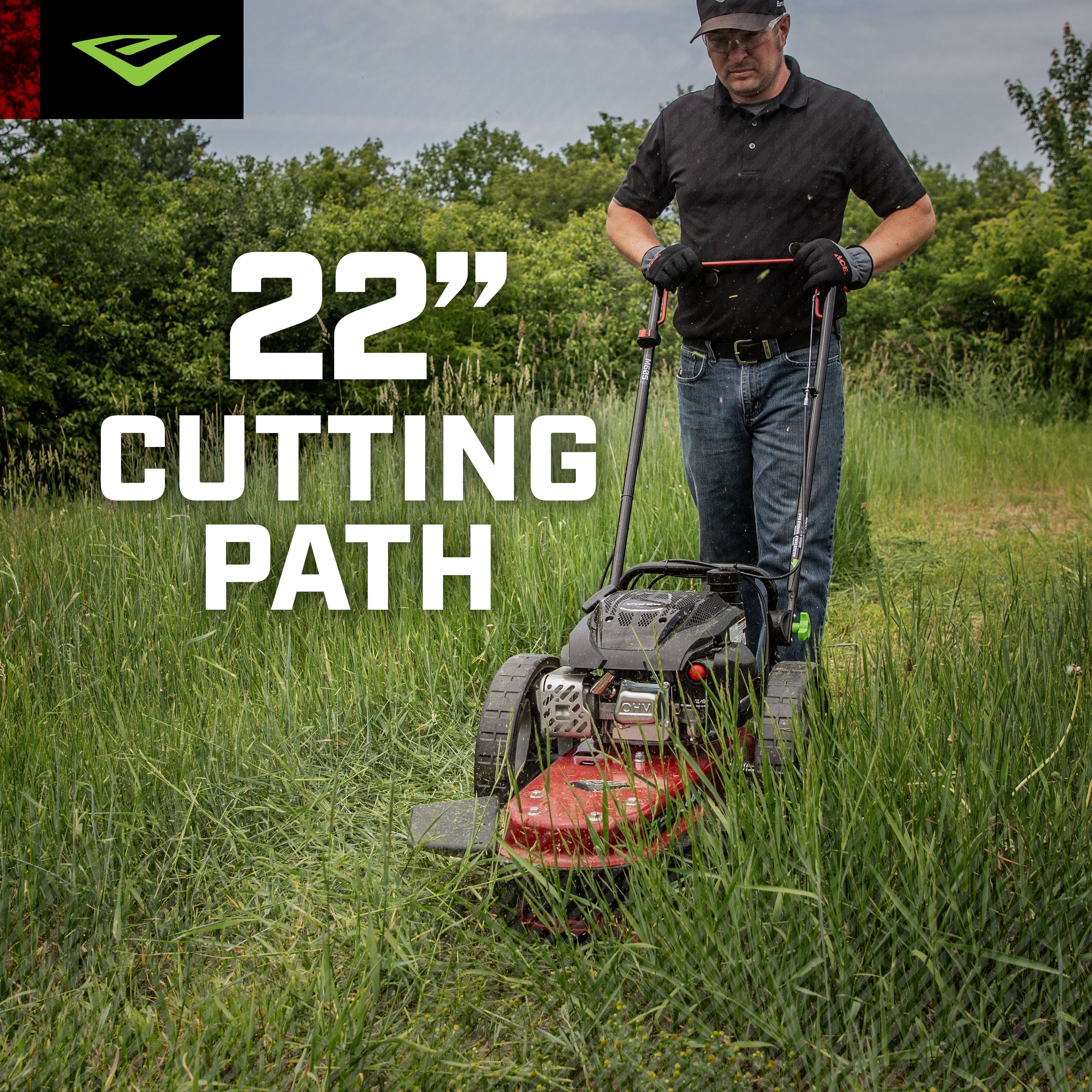 Walk-Behind String Mower (47325) - Earthquake Outdoor Power Equipment
