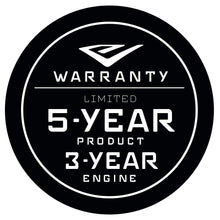 Load image into Gallery viewer, Earthquake Warranty Limited 5-Year Product 3-Year Engine
