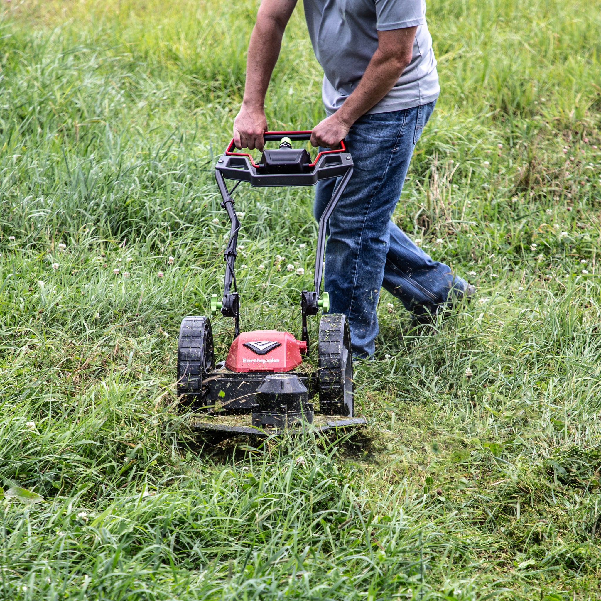 60V String Mower - Earthquake Outdoor Power Equipment