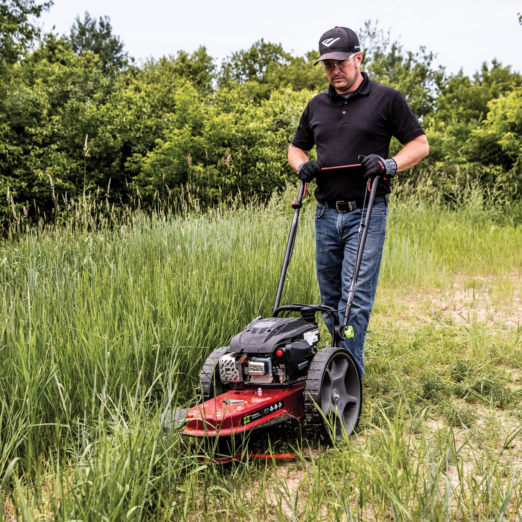 Walk Behind String Mower (160cc) - Earthquake Outdoor Power Equipment