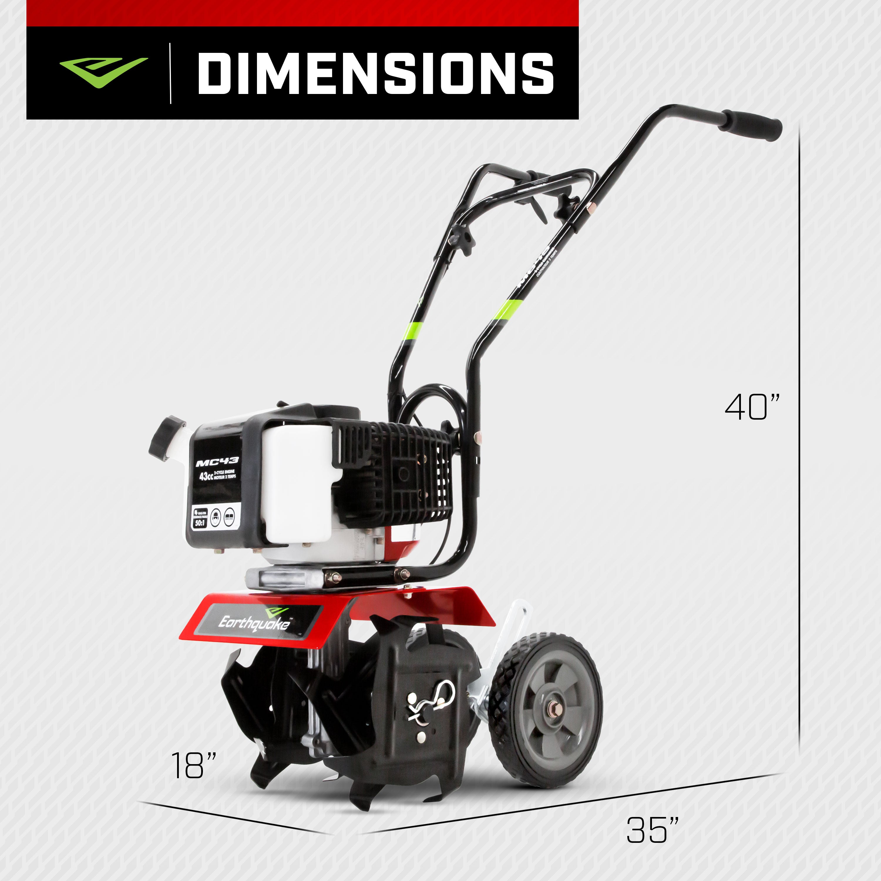 MC43™ Cultivator (MC43) - Earthquake Outdoor Power Equipment