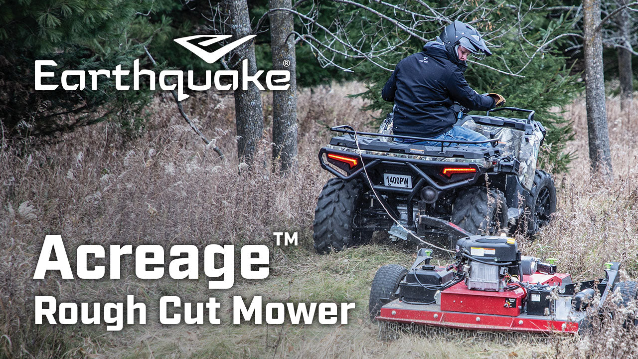 Earthquake Acreage Tow-Behind Rough Cut Mower Product Video