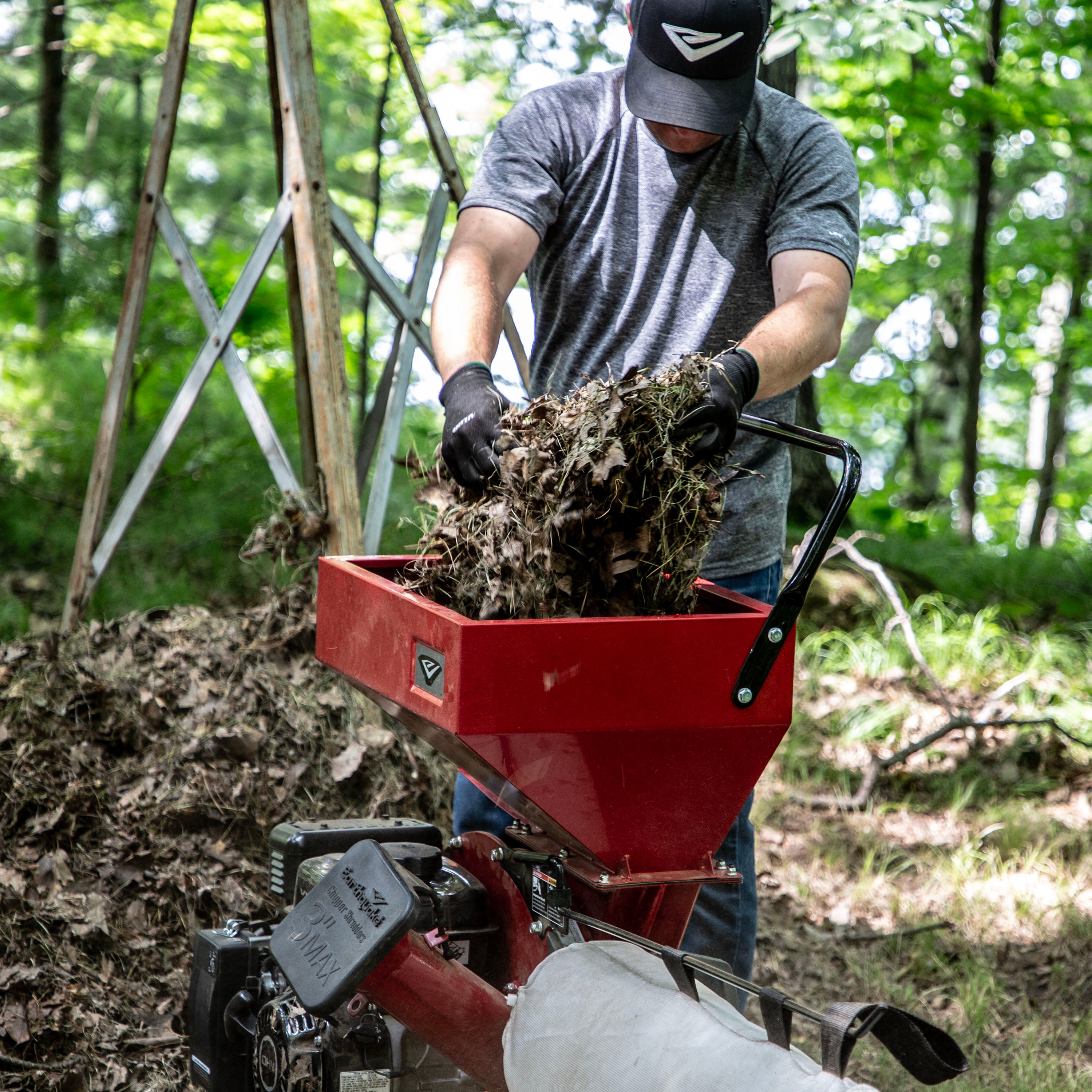 K32™ 212cc Chipper Shredder (33968) - Earthquake Outdoor Power