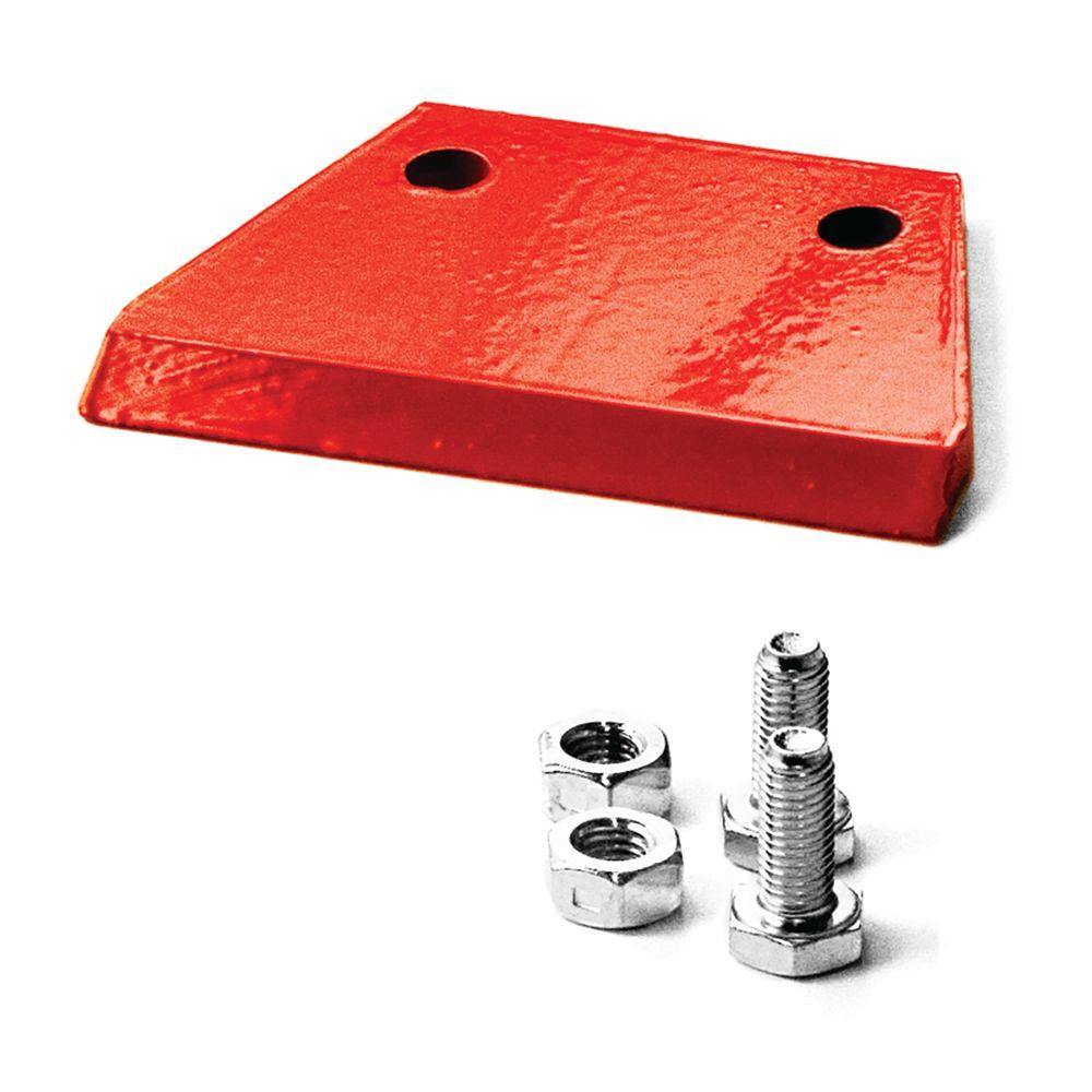 6-inch Earthquake Auger Blades with nuts and bolts