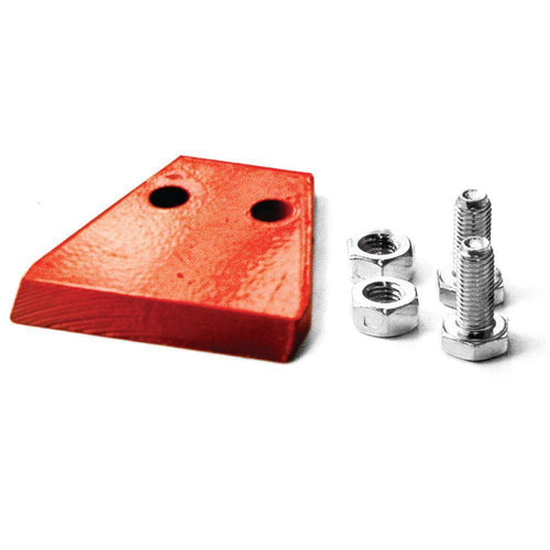 4-inch Earthquake Auger Blades with nuts and bolts