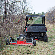 Load image into Gallery viewer, Earthquake Acreage™ Tow-Behind Rough Cut Mower behind side-by-side 
